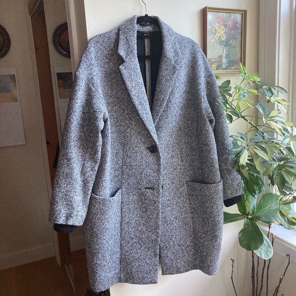 Topshop Cocoon Coat - Picture 5 of 6